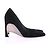 Dior Navy Wildleder-Pumps mit silbernen Absätzen Schwarz - Ansicht 3