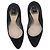 Dior Navy Wildleder-Pumps mit silbernen Absätzen Schwarz - Ansicht 6