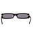 Autre Marque GEORGE KEBURIA Black Rectangular Sunglasses - view 2