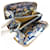 Silk In Billetera compacta de seda WILD de Hermès Azul - vista 4