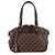 Borsa Louis Vuitton Damier Verona PM, marrone ebano, hardware dorato.