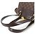 Borsa Louis Vuitton Damier Verona PM, marrone ebano, hardware dorato. - vista 6