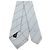 LOUIS VUITTON Cravatta Louis Vuitton Ex Cravate Blu Cielo Grigio % Seta Marrone - vista 3