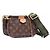 Borsa a spalla Multi Pochette Accessoires Monogram Louis Vuitton per donne, Khaki Cachi
