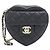 Borsa a spalla Chanel in pelle nera Nero