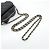 Borsa a spalla Chanel in pelle nera Nero - vista 6