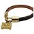 LOUIS VUITTON Bracciale Louis Vuitton Braslet Speedy Marrone Oro Monogram Empreinte Donna