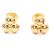 Gemelli Louis Vuitton, Bouquet Clou, tono oro, per uomo, D'oro