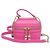 Bulgari Pochette in pelle Bvlgari Serpenti Mini per donne, borsa a spalla rosa