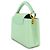Borsa a mano/spalla Louis Vuitton Capucines MINI, pelle Taurillon, verde acqua, RFID - vista 4