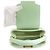 Borsa a mano/spalla Louis Vuitton Capucines MINI, pelle Taurillon, verde acqua, RFID - vista 7