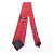 Cravatta in seta CHANEL Constellation da uomo rossa Rosso - vista 3