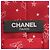 Cravatta in seta CHANEL Constellation da uomo rossa Rosso - vista 4