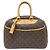 Borsa a mano Bowling Vanity Monogram Louis Vuitton Marrone