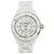 Chanel Men's Watch, Date, Diamonds, White Ceramic, Automatic Movement