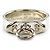Hermès Anello Collier de Chien HERMES, Argento, Taglia , Made in France, Donna