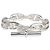 Bracciale Chaine d'Ancre GM in Argento per Uomini di Hermès