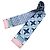 Foulard/Scaldacollo Monogram Animal Fish di Louis Vuitton Blu