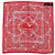 Sciarpa in seta rossa Louis Vuitton Carre LV Rope come nuova VUITTON Rosso - vista 3