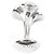 LOUIS VUITTON Gemelli Bouquet Clou, Argento, con Scatola, Peso ., Uomo. - vista 3