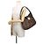 Borsa a Spalla Louis Vuitton Damier Ebene Sistina MM per Donne Marrone - vista 4