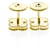 Van Cleef & Arpels Sweet Alhambra Onyx Yellow Gold () Stud Earrings  - view 2