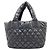 Borsa tote Chanel Coco Cocoon con hardware argentato, materiale in nylon, da donna. Nero - vista 2