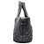 Borsa tote Chanel Coco Cocoon con hardware argentato, materiale in nylon, da donna. Nero - vista 3
