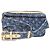 Borsa a spalla bumbag in denim Monogram Louis Vuitton Blu - vista 2
