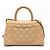 CHANEL Matelassé Coco Handle XS Borsa a Spalla Pelle Caviar Donna Beige - vista 2