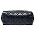 Chanel Coco Cocoon Handtasche Zubehörtasche Navy Nylon Leder Damen CHANEL Marineblau - Ansicht 3