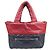 Wendbare kleine Tote-Tasche, Coco Cocoon Leder rot, Damen CHANEL Schwarz - Ansicht 17