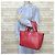 Wendbare kleine Tote-Tasche, Coco Cocoon Leder rot, Damen CHANEL Schwarz - Ansicht 2
