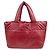 Wendbare kleine Tote-Tasche, Coco Cocoon Leder rot, Damen CHANEL Schwarz - Ansicht 3