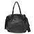 Bow Borsa a mano in pelle nappa per donna Prada con fiocco laterale, Borsa a spalla nera, Nero