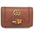 Portachiavi in pelle Gucci Bamboo Diana per donne - Marrone