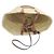 Céline Borsa a Spalla Celine Teen Triomphe Classic Panier Beige - vista 6
