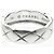 Anello Chanel Coco Crush Modello Medio Oro Bianco () Moda Anello Banda Argento Senza Pietra - vista 5
