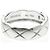 Anello Chanel Coco Crush Modello Medio Oro Bianco () Moda Anello Banda Argento Senza Pietra - vista 6