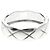 Anello Chanel Coco Crush Modello Medio Oro Bianco () Moda Anello Banda Argento Senza Pietra - vista 8