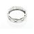 Anello Chanel Coco Crush Modello Medio Oro Bianco () Moda Anello Banda Argento Senza Pietra - vista 9