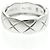 Anello Chanel Coco Crush Modello Medio Oro Bianco () Moda Anello Banda Argento Senza Pietra - vista 4