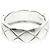 Anello Chanel Coco Crush Modello Medio Oro Bianco () Moda Anello Banda Argento Senza Pietra - vista 8