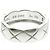 Anello Chanel Coco Crush Modello Medio Oro Bianco () Moda Anello Banda Argento Senza Pietra - vista 6