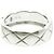 Anello Chanel Coco Crush Modello Medio Oro Bianco () Moda Anello Banda Argento Senza Pietra - vista 7