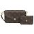 Borsa a Spalla Louis Vuitton Monogram Multi Pochette Felicie Donna Nera, Khaki Nero