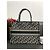 Borsa shopping Dior stampa floreale blu media Nero - vista 2