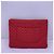 Chanel Clutch Tasche Rot Leder V Muster - Ansicht 2