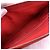 Chanel Clutch Tasche Rot Leder V Muster - Ansicht 7