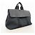 Borsa Hermès Valparaiso MM Toile Chevron Nero - vista 2